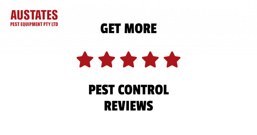 Get More five star pest control reviews graphic