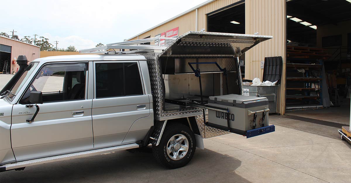 Adding a fridge to your ute canopy