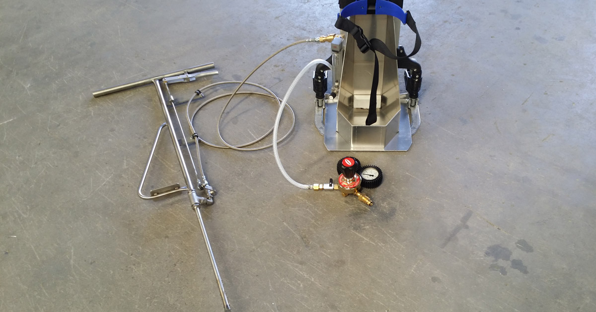 Recent Projects – A Custom-made Mobile Gas Injection System